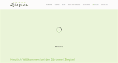 Desktop Screenshot of gaertnereiziegler.at
