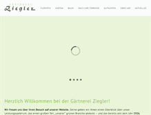 Tablet Screenshot of gaertnereiziegler.at